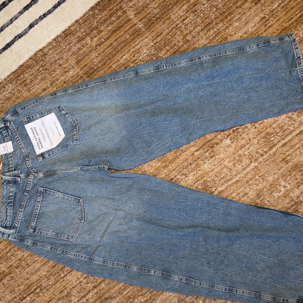 Good American Good Extreme Barrel Jeans Multiple Sizes 4, 14 - Picture 7 of 15